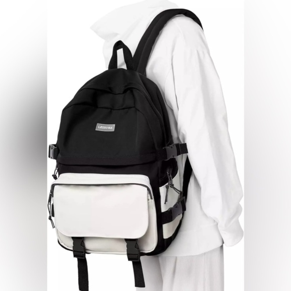 Leisure Black Backpack for school